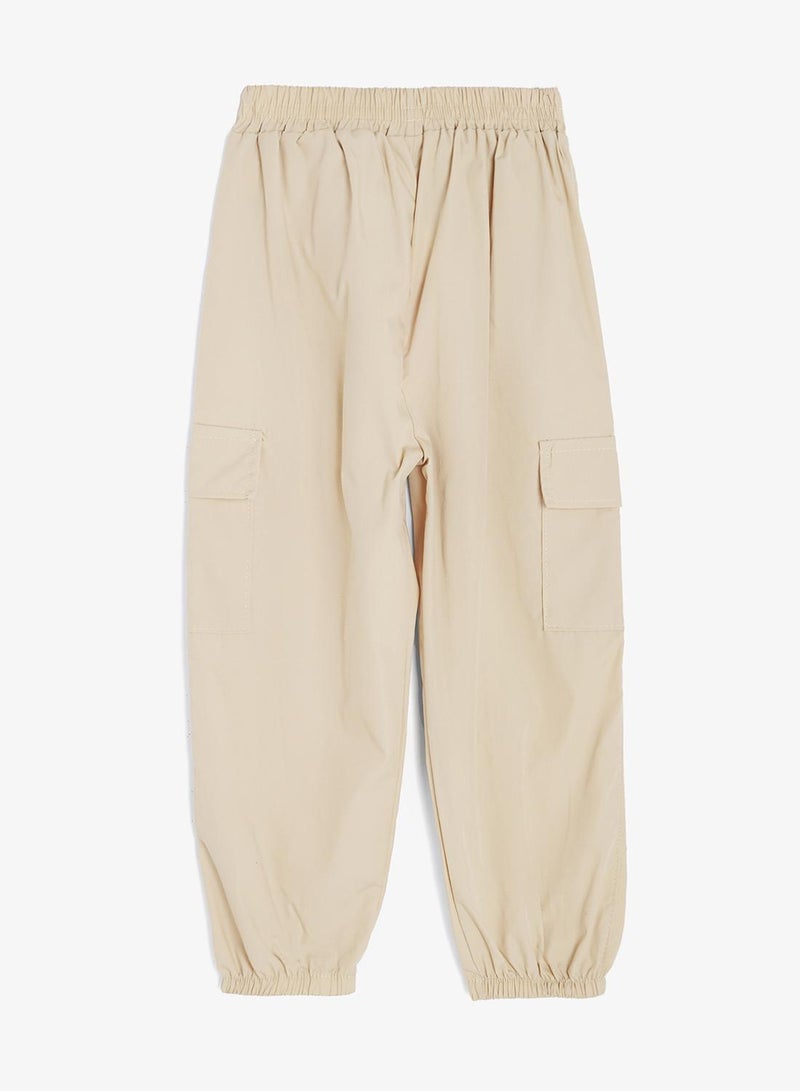 Pinata Beige Cargo Trousers - Image 3