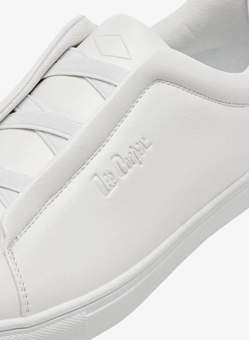 Lee Cooper Men's Elastic Cross Strap Detail Slip-On Sneakers