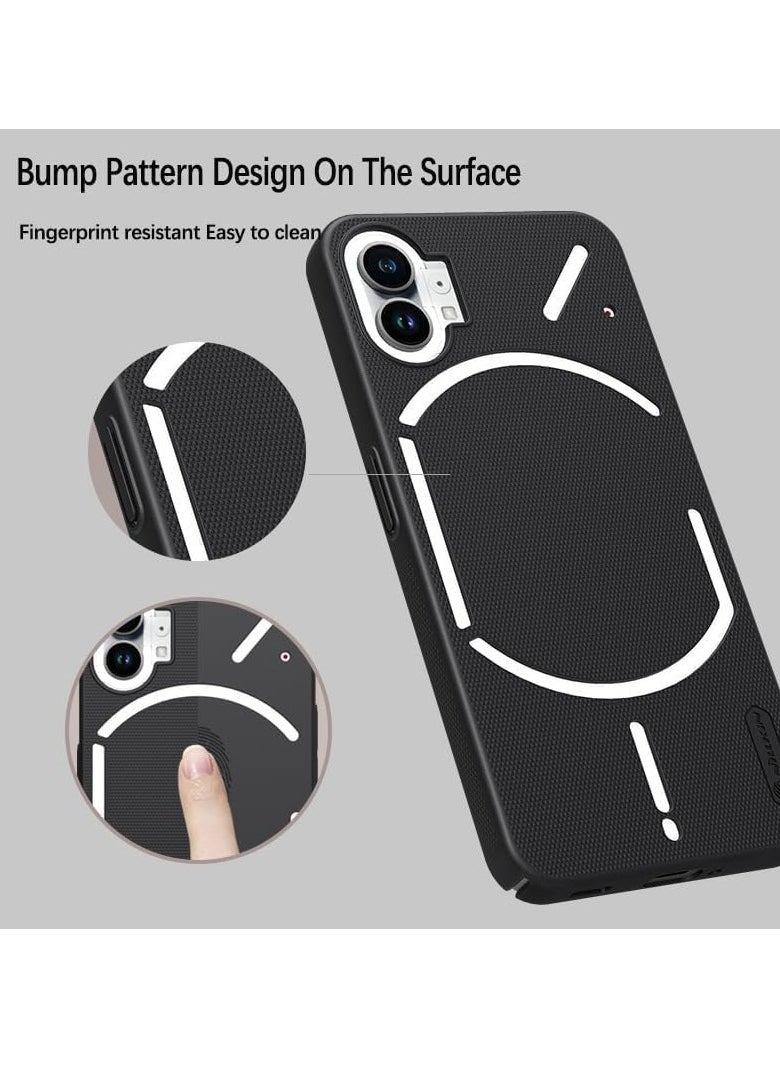 Raxoom Case for Nothing Phone 2 with 2 Tempered Glass Screen Protectors - Slim Frosted Full Cover Protection, Anti-Fingerprint Simple Style - Image 4