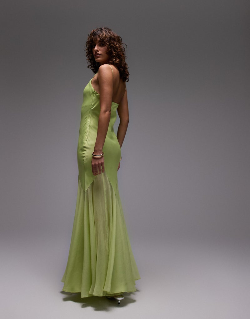 TOPSHOP Godet Hem Midi Dress - Image 2