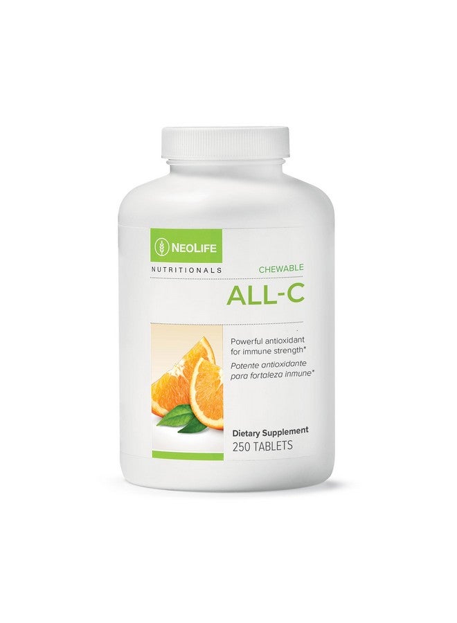NeoLife - All-C - Vitamin C Chewable Tablets - Orange Flavour & Chewable Vitamin C Complex, Neo-Plex Concentrate, Rosehips, Acerola, Rutin, Hesperidin, and Lemon Bioflavonoid - 250 Tablets - Image 1