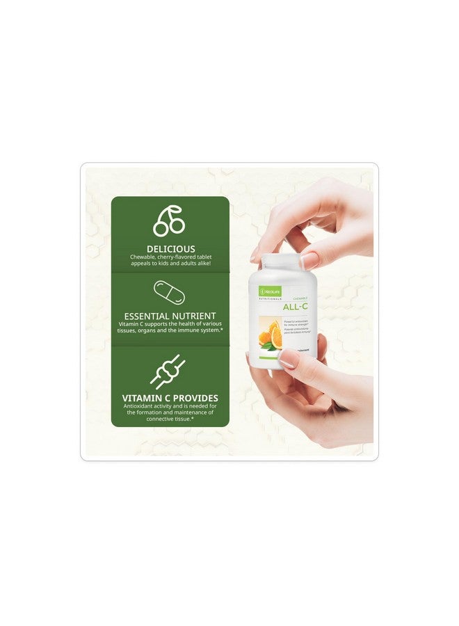 NeoLife - All-C - Vitamin C Chewable Tablets - Orange Flavour & Chewable Vitamin C Complex, Neo-Plex Concentrate, Rosehips, Acerola, Rutin, Hesperidin, and Lemon Bioflavonoid - 250 Tablets - Image 3