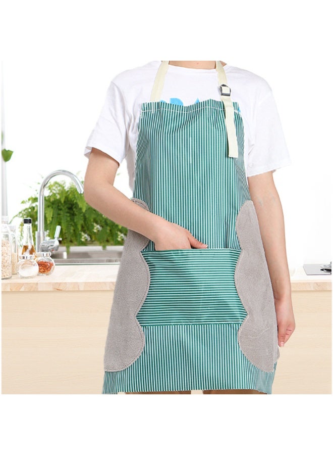 Waterproof Kitchen Apron – Easy to Clean – With Phone Storage Pocket & Side Hand Wiping Towel – Unisex for Men & Wome multicolour - Image 1