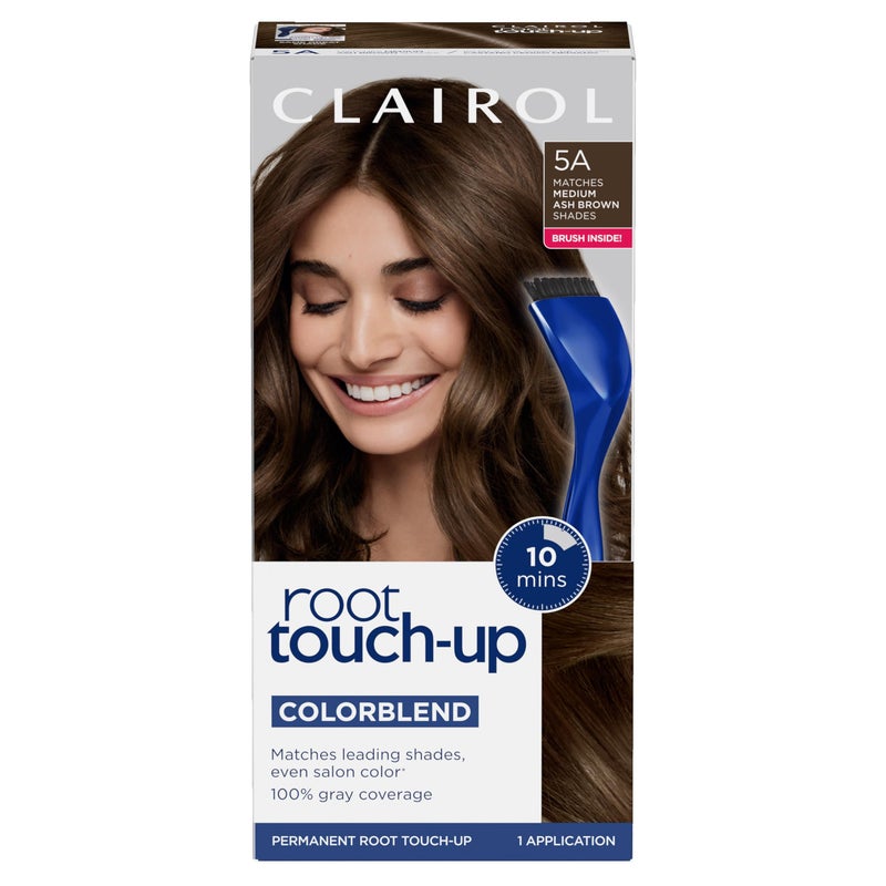 Clairol Root TouchUp by Nicen Easy Permanent Hair Dye 5A Medium Ash Brown Hair Color Pack of 1