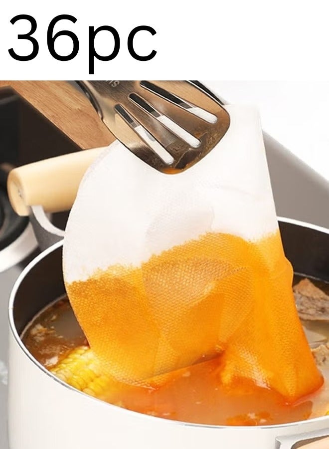 Oil Absorbing Paper for Cooking Soup, 36Sheets Kitchen Paper, Used for Fried Food to Absorb Excess Fat from Food - 20cm - Image 1