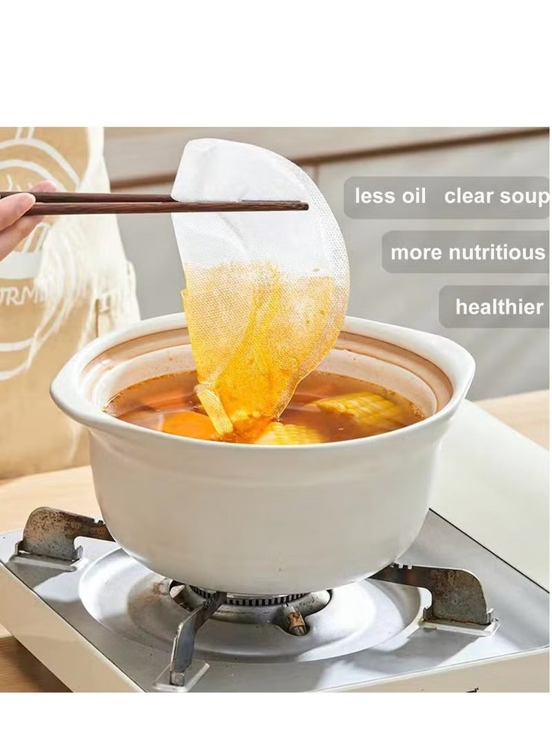 Oil Absorbing Paper for Cooking Soup, 36Sheets Kitchen Paper, Used for Fried Food to Absorb Excess Fat from Food - 20cm - Image 4