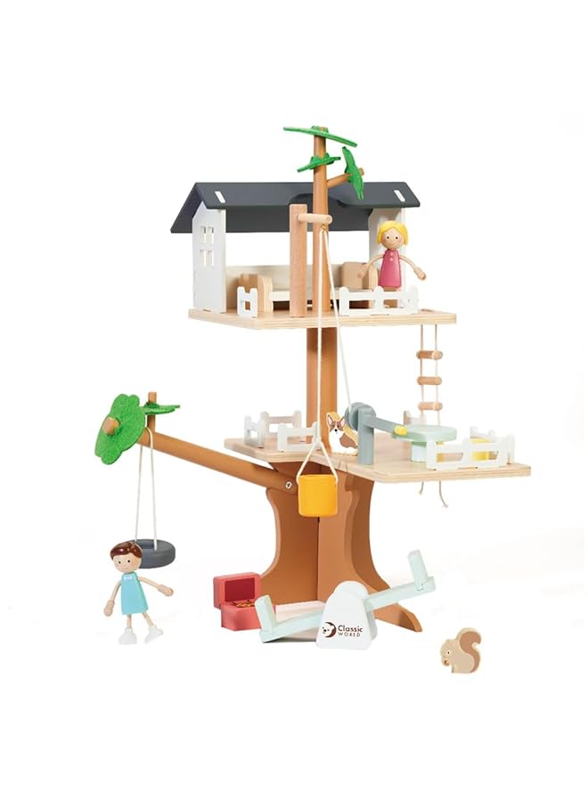 كلاسيك ورالد مغامرة بيت الشجرة: أطلق العنان للعب الخيالي، إنها لعبة بيت الشجرة للأطفال وألعاب التظاهر للأطفال الصغار - Image 2