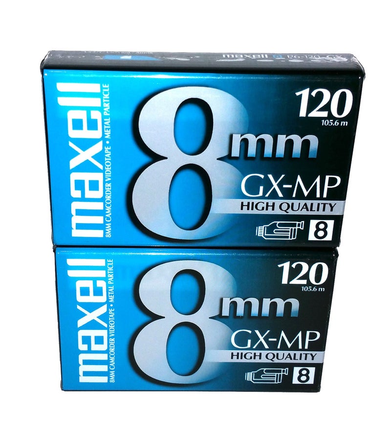 Maxell P6-120 GX-MP High Quality Camcorder Tapes, 2 Pack - Image 1