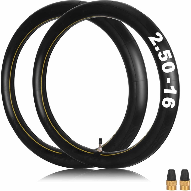 MTATCN 2-Pack 2.25/2.50-16" Inner Tube Replacement for Dirt Bikes and ATVs - Image 1