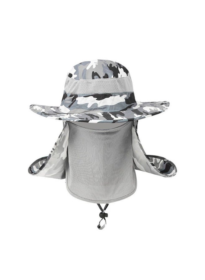 Boonie Hat With Neck Cover For Dust Protection