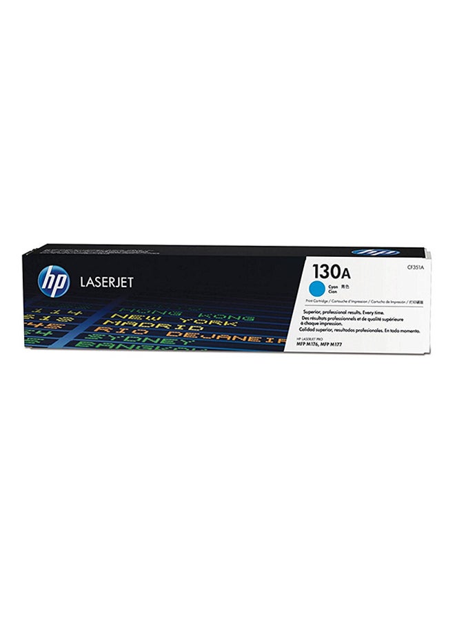 HP خرطوشة مسحوق حبر 130A للطابعة ليزر جيت أزرق سماوي - Image 1