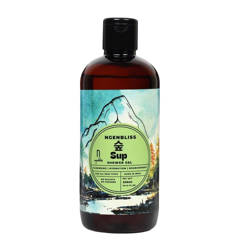 Ngenbliss Sup Essence Shower Gel - Ultimate Skin Nourishment & Hydration, No sulphate No Paraben, 300ml - Image 1