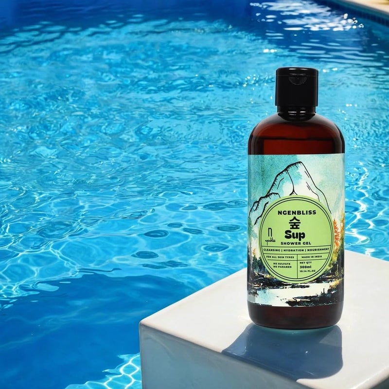 Ngenbliss Sup Essence Shower Gel - Ultimate Skin Nourishment & Hydration, No sulphate No Paraben, 300ml - Image 4