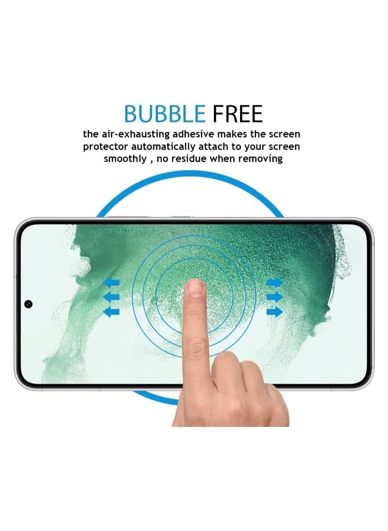 Raxoom Privacy Screen protector compatible with Samsung Galaxy S22+ / S22 PLUS 5G Screen Protector Tempered Glass [Anti-Glare][HD Full Coverage][Easy Installation] - Image 3