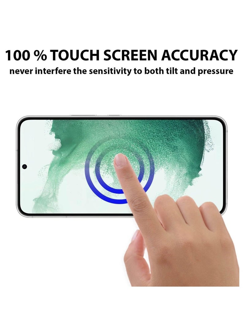 Raxoom Privacy Screen protector compatible with Samsung Galaxy S22+ / S22 PLUS 5G Screen Protector Tempered Glass [Anti-Glare][HD Full Coverage][Easy Installation] - Image 4