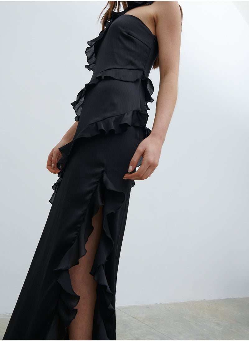 PRETTY LAVISH Sabina One Shoulder Ruffle  - Image 3