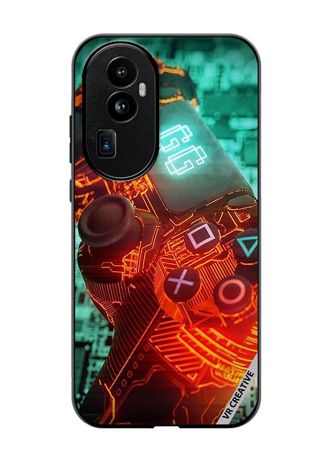 VR CREATIVE Protective Case Cover For Oppo Reno 10 Pro Plus Ps4 Controller Design Multicolour - Image 1