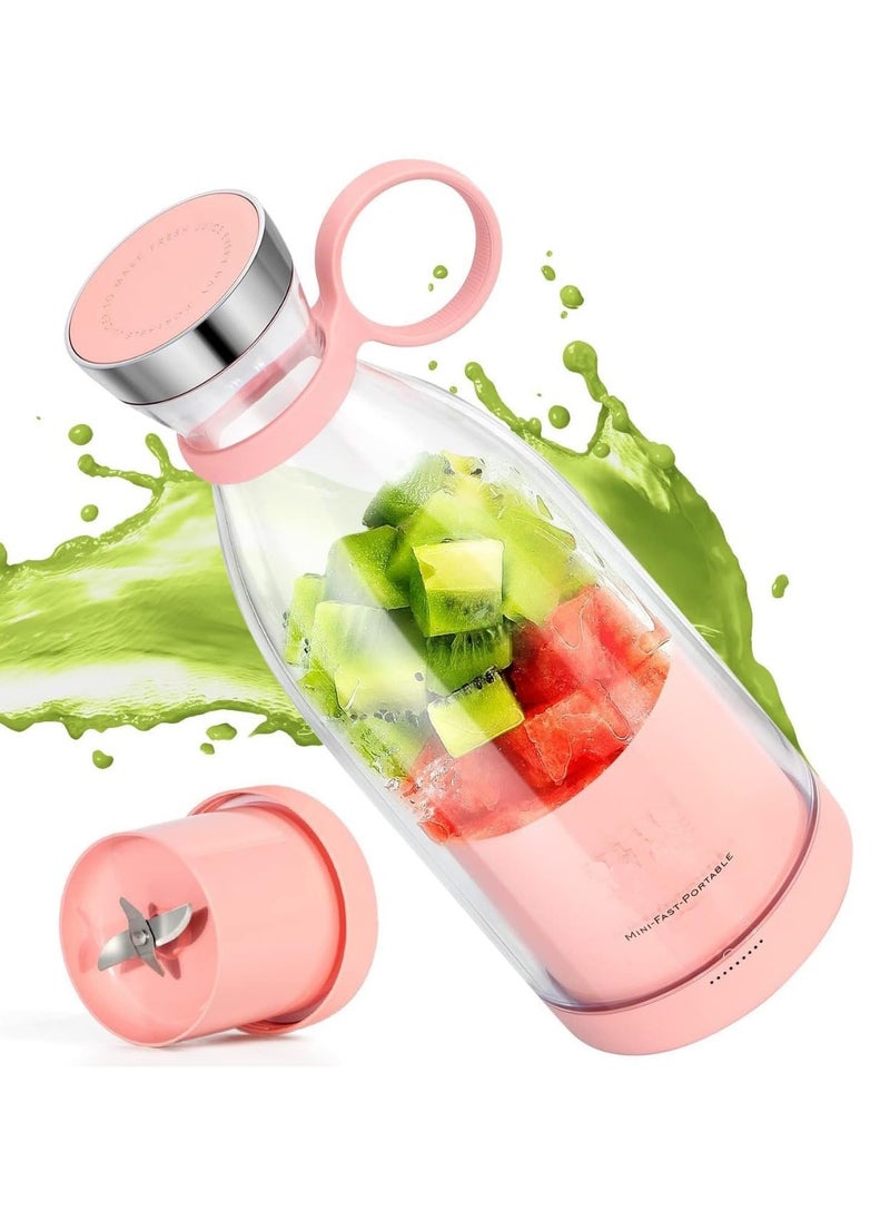 DubaiGallery - 420ml wireless charging fresh juice bottle portable mini mixer blender smoothie maker rechargeable usb blender cup juicer - Image 1