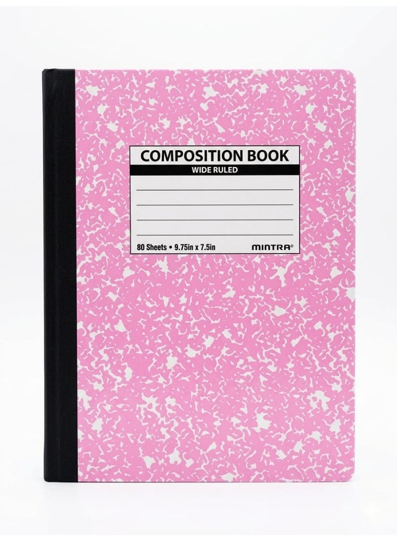 Mintra Pack of two Composition Notebook 80 pages - Lined (24.7x19cm) - Image 2