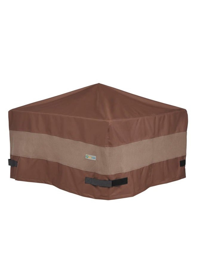 Duck Covers Ultimate Waterproof 32 Inch Square Fire Pit Cover, Patio Furniture Covers - Image 1