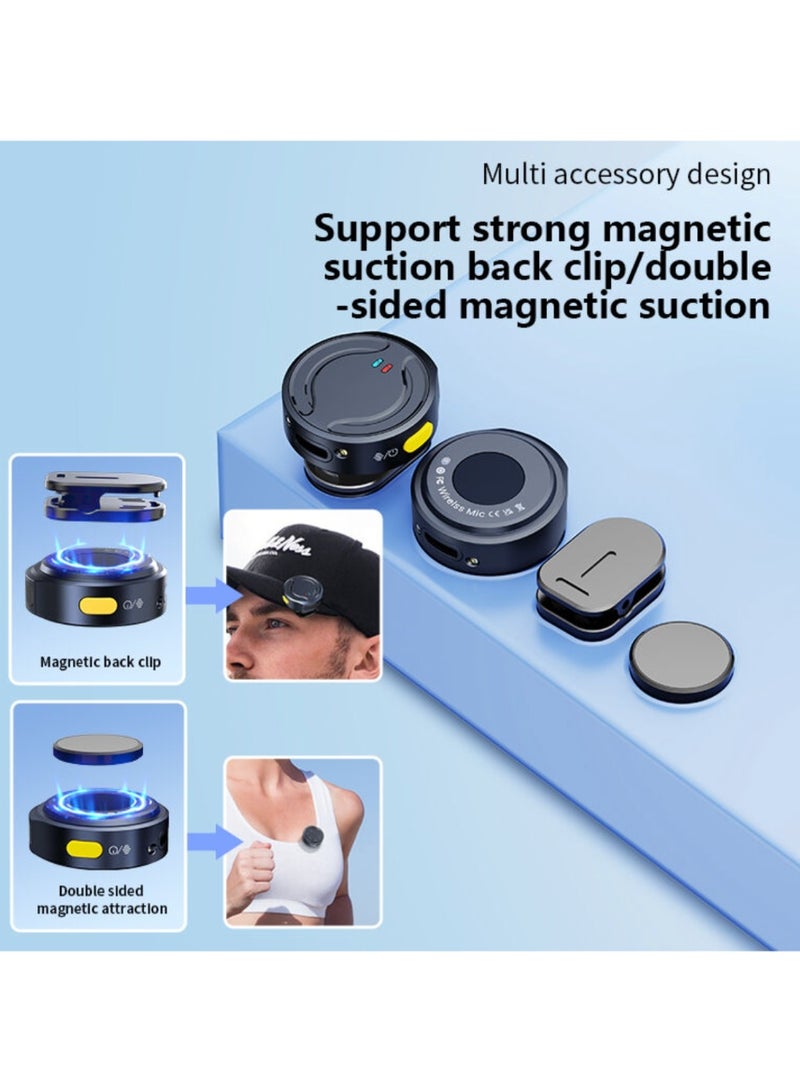 Portable Mini Microphone System with a Charging Case Designed for Various Audio Recording and Communication - Image 4