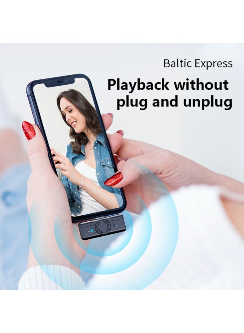 Portable Mini Microphone System with a Charging Case Designed for Various Audio Recording and Communication - Image 5