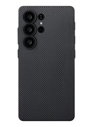 Galaxy S25 Ultra Magsafe Case Pin Button Cover / Ultra Slim /  Woven Touch / Drop and Damage Protection / Durable Back Cover - Black/Grey Plain - pzsku/Z40E2EF0DE63E486F6FC8Z/45/1745407307/f52a5dc4-1a0f-4729-9192-72f7fd26447c