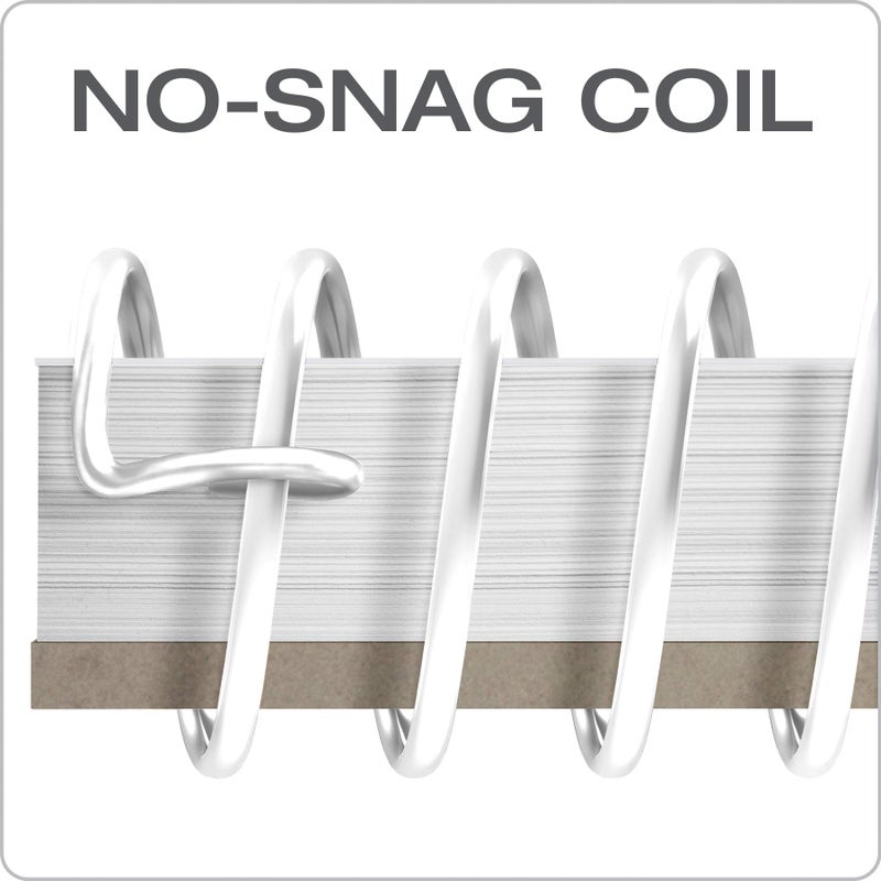 TOPS دفاتر ستينو دائرية من توپس، 6" × 9"، ورق أبيض بقواعد جريج، أغلفة متنوعة، 80 ورقة لكل دفتر/4 دفاتر لكل عبوة (80220) - Image 5