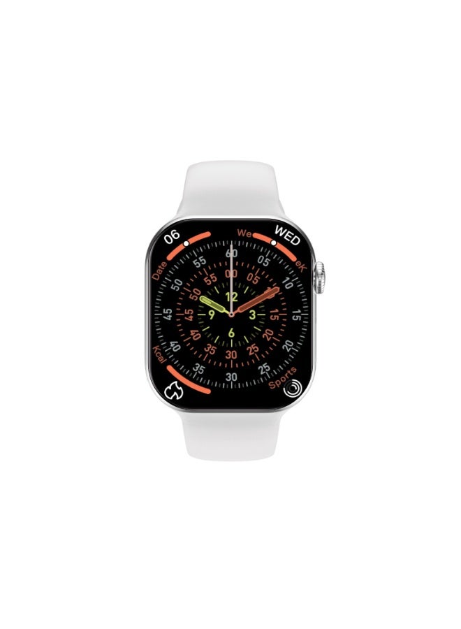 Communicate 46 Smart Watch / 2.07" AMOLED Display / 1GB Flash Memory / 10 Days Standby / Waterproof IP68 / Bluetooth Calls / Backtrack Function / Fitness Tracking - Silver