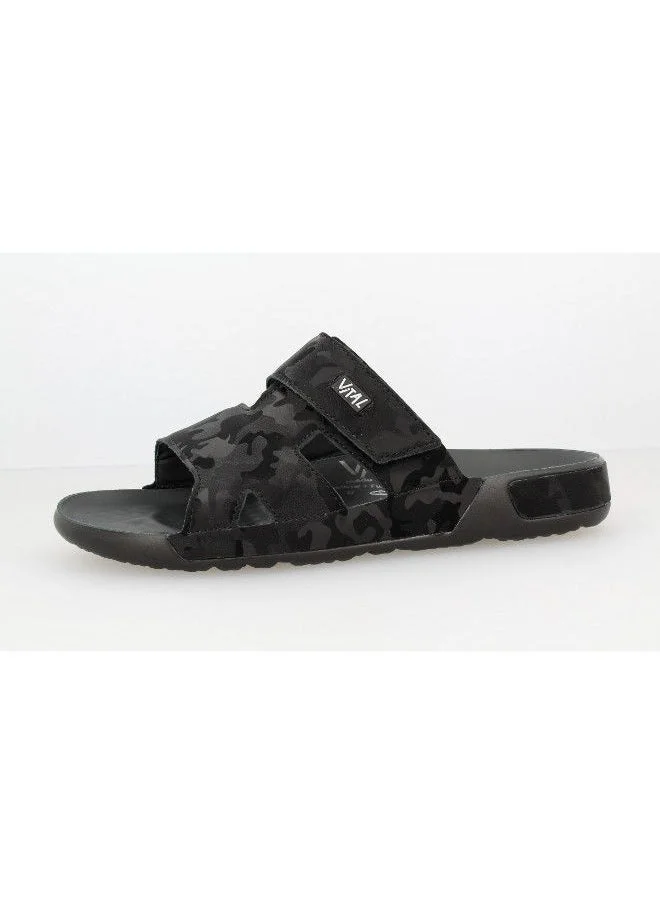 VITAL 148-1023 Vital Mens Sandals Phil2 Camo 85101AS20899 Schwarz