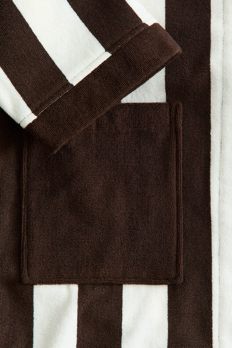 اتش اند ام روب استحمام من القطن التيري