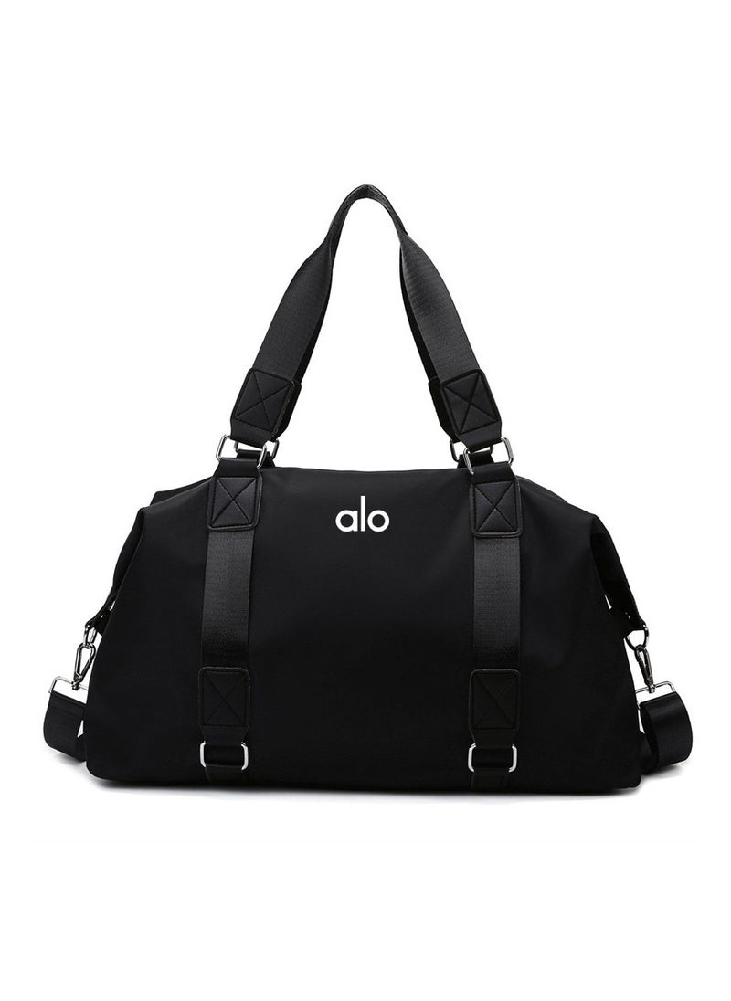 alo - alo  fitness bag hand-held training yoga bag women's wet and dry separation large capacity business trip duffel bag short distance - Image 1