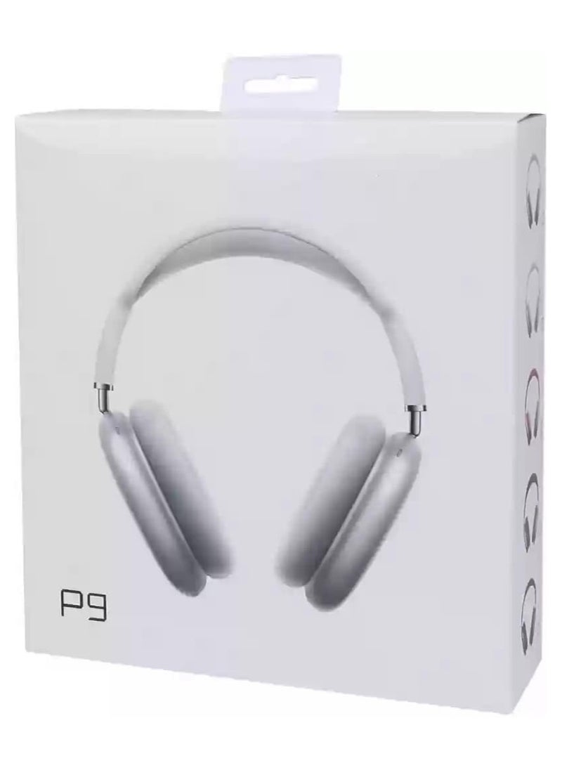 AAS ECOM - P9 Wireless Bluetooth Headphone With Mic Noise Cancelling Headset Stereo Sound Earphones Sports Gaming Headphone - Image 1