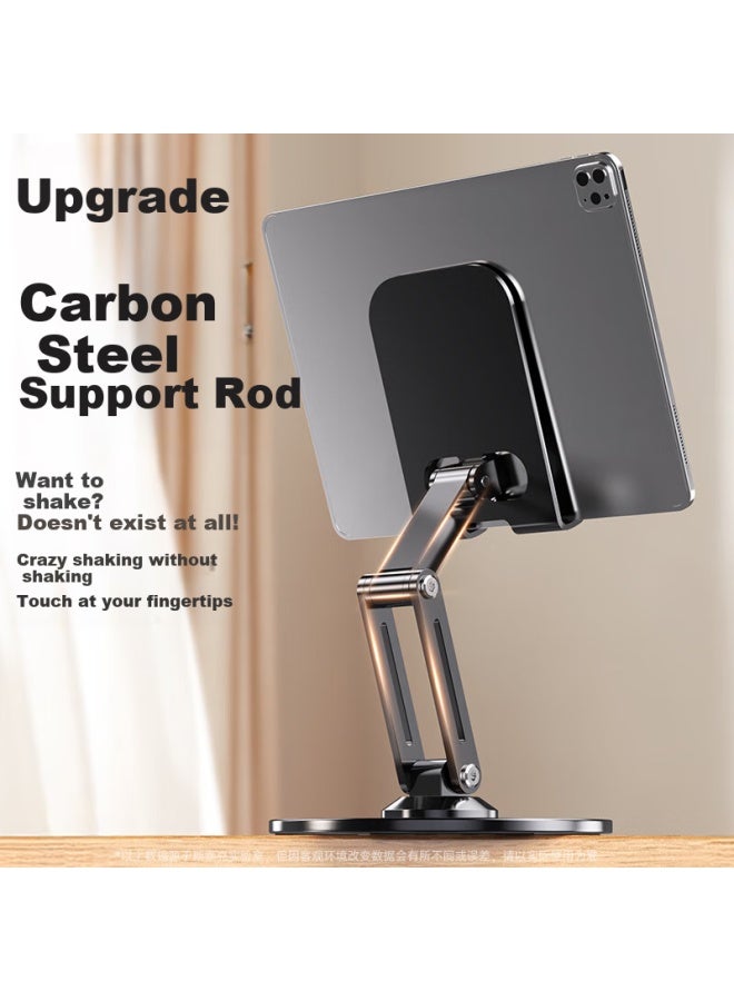 Stiger Upgraded Full Metal Phone Stand Desktop Ipad Tablet Folding Telescopic Support Stand 360° Rotation Three-Axis Adjustment Gaming Online Classes Binge-Watching Multi-Functional - Image 4