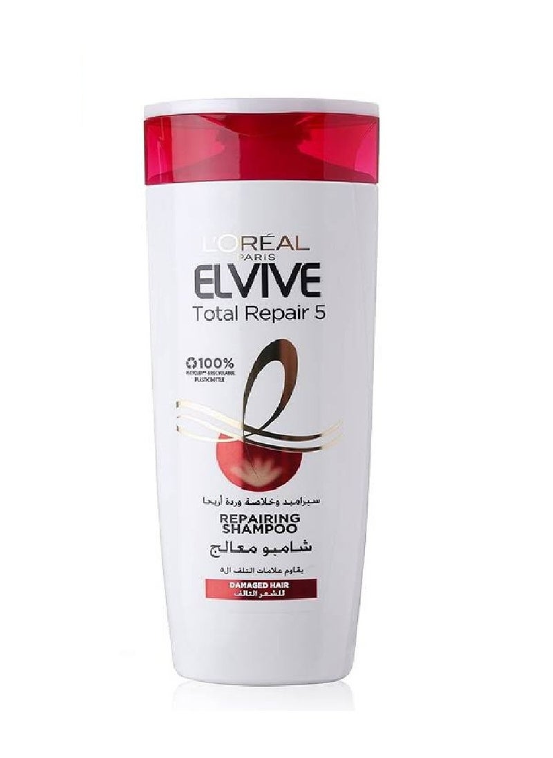 loreal paris L'Oréal Paris Elvive Total Repair 5 Shampoo 400ml - Conditioner 400ml - Oil Replacement 300ml  - Image 2