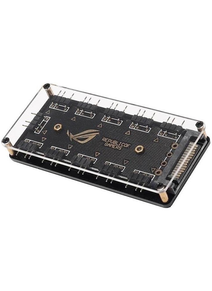 Clean Market Argb Rgb LED 3 Pin 11 Port 5V Sata Power Power Fan Multiplexer Ribbon Hub Cable Splitter