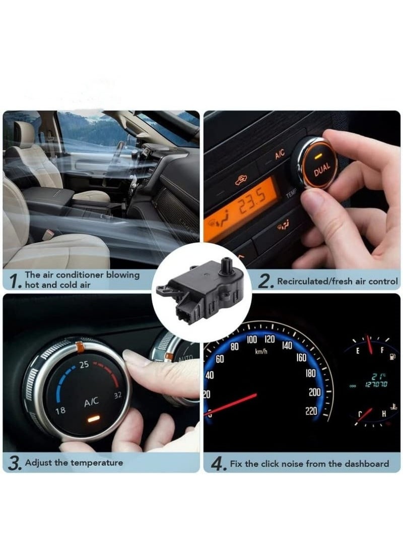 استبدال مشغل باب مزج HVAC لسيارات Ford Explorer Flex 2011-2018 و Ford Taurus 2008-2018 و Lincoln MKT MKS 2011-2016 محرك مشغل باب الهواء للتدفئة والتكييف OE# 604-234، AA5Z-19E616-C، YH-1779 - Image 3