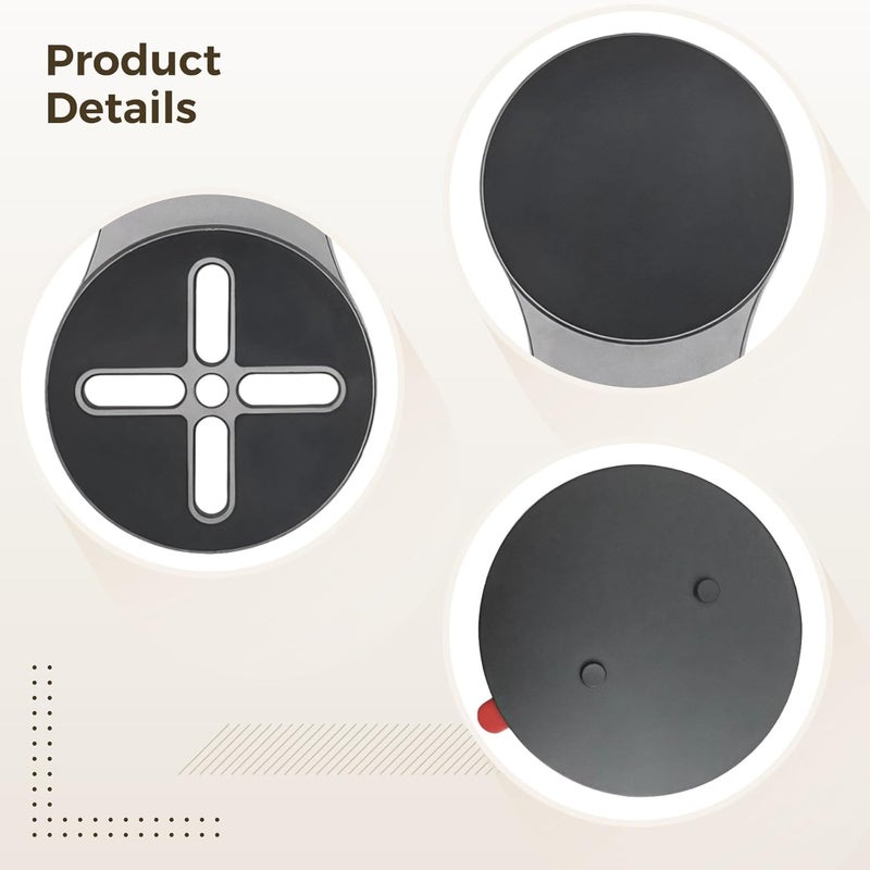 2-Pack Foldable Adsorptive Phone Mount for Laptops, Detachable Screen Extender, Compatible with All Smartphones for Desk, Car & Wall Use - Image 3