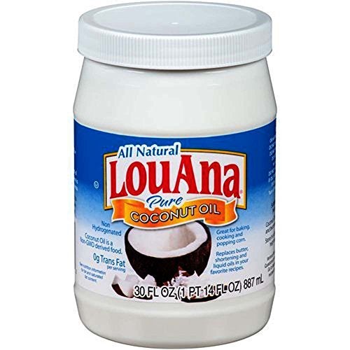 LouAna Pure Coconut Oil (All Natural) 30 fl oz - Image 1