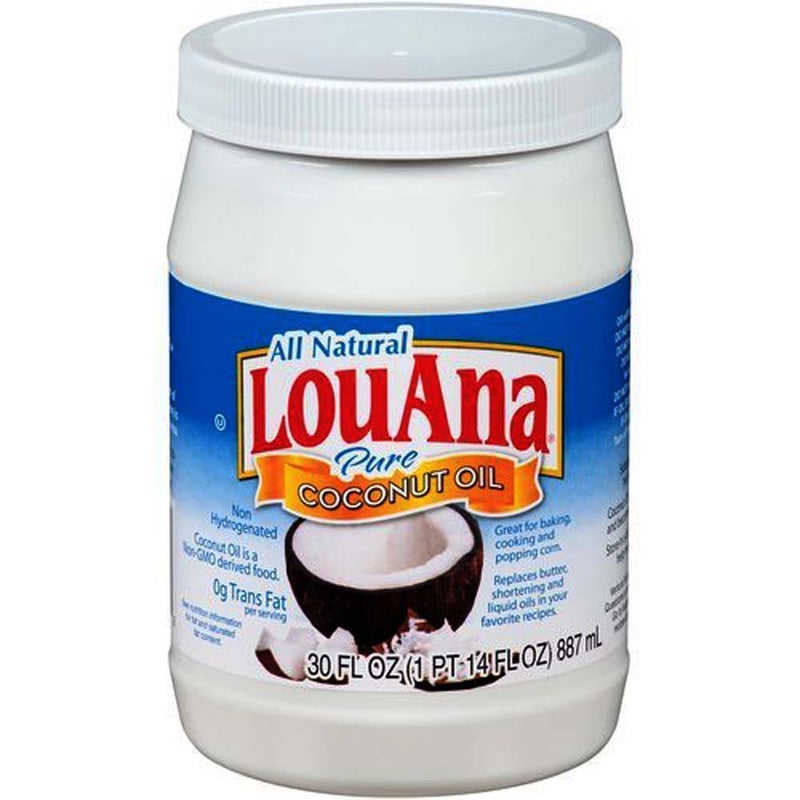 LouAna Pure Coconut Oil (All Natural) 30 fl oz - Image 2