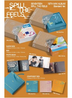 Seventeen 12th Mini Album Spill The Feels Feel You Version Kpop Music CD with Photobok Photocard Folded Poster and More - pzsku/Z40E39FC1477B9A9BA98EZ/45/_/1736401554/6003d4cc-d2a7-4807-bef6-222800267c7c