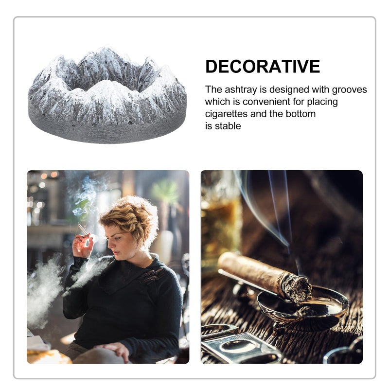 Vintage Nordic Retro Ceramic Ashtray Small Desktop Cigarette Holder Home Office Decoration - Image 5