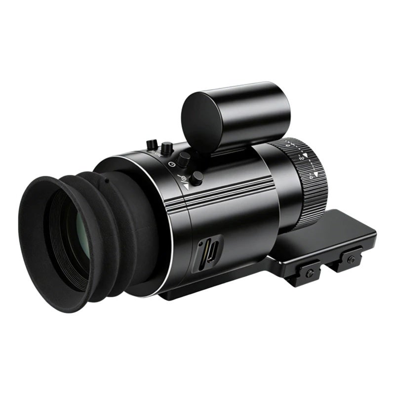 Night Vision Monocular: 1.54-Inch Crisp AMOLED Display, IP68 Waterproof, 1X-4X Digital Zoom, 500m Range, 1800mAh Rechargeable - Black Night Vision Device for Outdoor Hunting, Wildlife Watching, Campin - Image 1