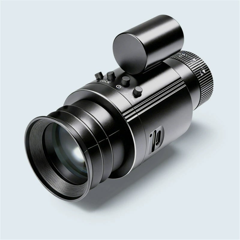 Night Vision Monocular: 1.54-Inch Crisp AMOLED Display, IP68 Waterproof, 1X-4X Digital Zoom, 500m Range, 1800mAh Rechargeable - Black Night Vision Device for Outdoor Hunting, Wildlife Watching, Campin - Image 3
