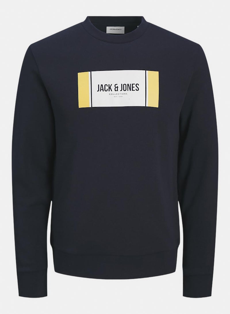 JACK & JONES Jjhayato Sweat Crew Neck Bts Ln - Image 1