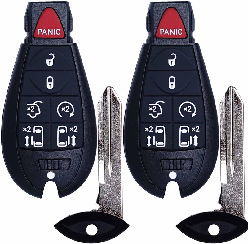 MechanMagic Key Fob Replacement Compatible for Chrysler Town and Country Dodge Grand Caravan 2008-2020 Car Keyless Entry Remote Control M3N5WY783X IYZ-C01C - Image 1