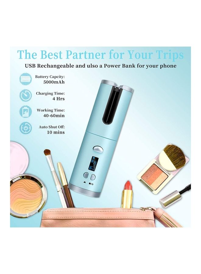 نيبمينينت Cordless Hair Curler With Accessories Blue - Image 4