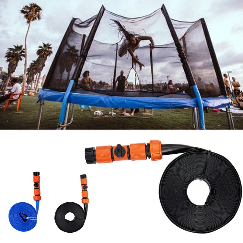 Trampoline Water Sprinkler for Kids Summer Outdoor Trampoline Net Water Playing for Boys Girls - Image 2