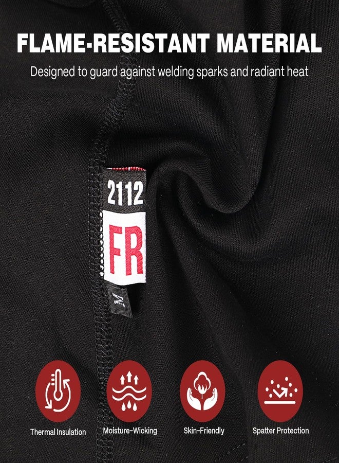 ARCCAPTAIN FR Flip-Up Balaclava, 7oz Flame Resistant Face Mask, Arc Rated NFPA 2112 CAT 2 Convertible Helmet Liner Hood for Welding & Industrial Work, Black, X-Large - Image 3