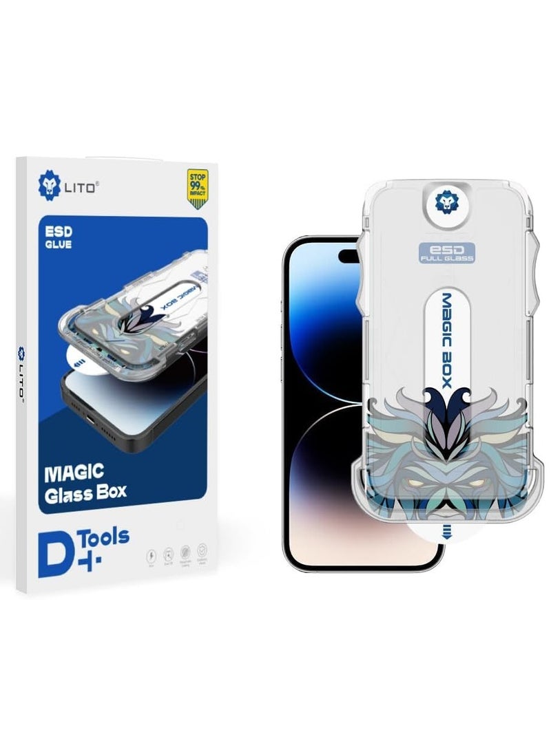 Lito UNBLACK iPhone 11 Pro Max LITO Magic Box D+ Tools Full Glass Screen Protector - Clear  - Image 2